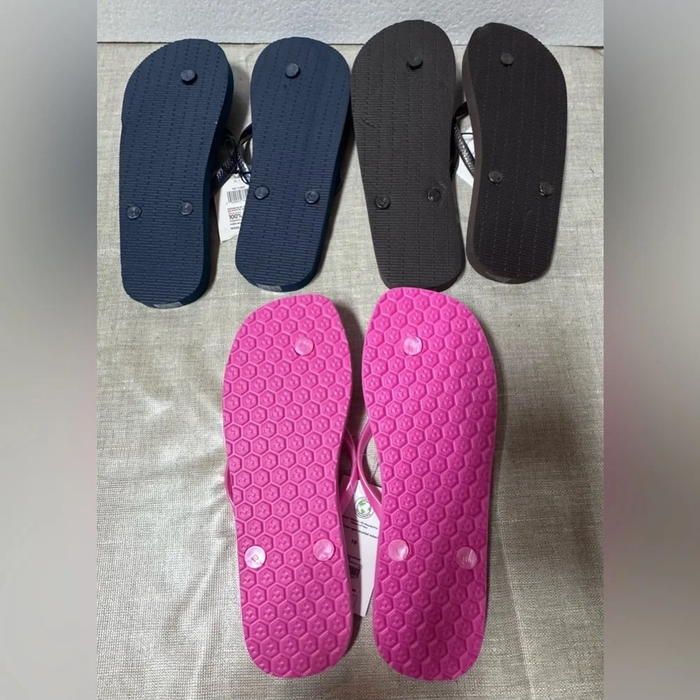 West Loop and No Boundaries  Women's Bundle Flip Flop Sandals -